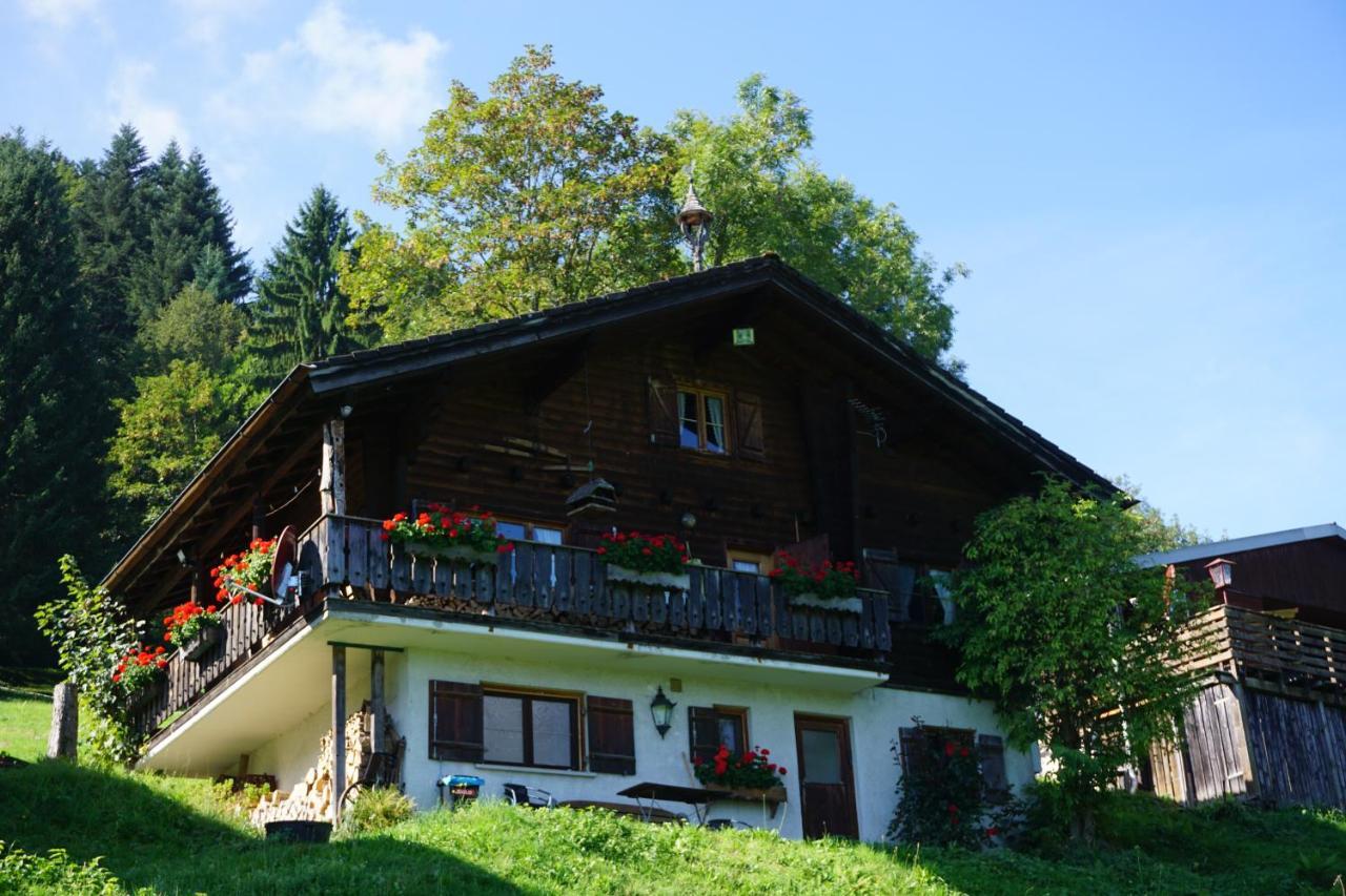 Ferienwohnungen Im Blockhaus Metzler Schwarzenberg im Bregenzerwald Buitenkant foto