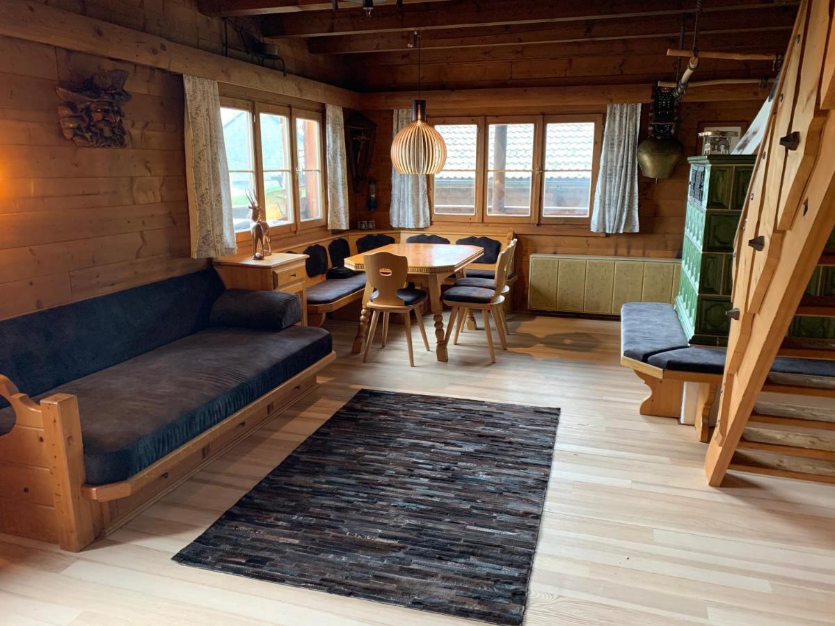 Ferienwohnungen Im Blockhaus Metzler Schwarzenberg im Bregenzerwald Buitenkant foto