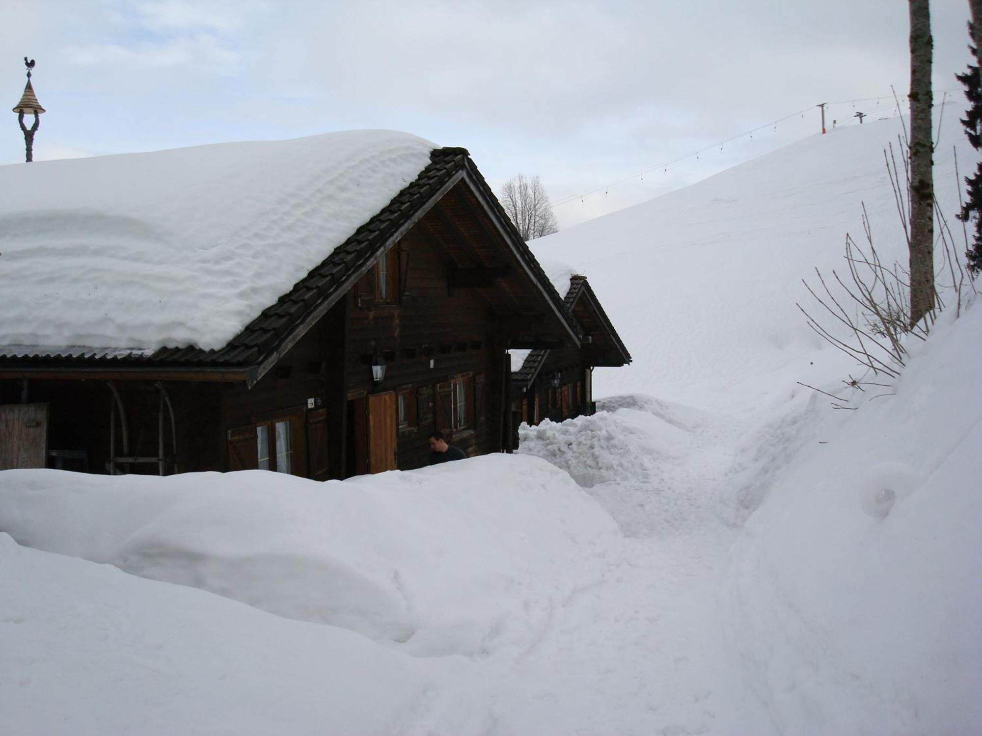 Ferienwohnungen Im Blockhaus Metzler Schwarzenberg im Bregenzerwald Buitenkant foto